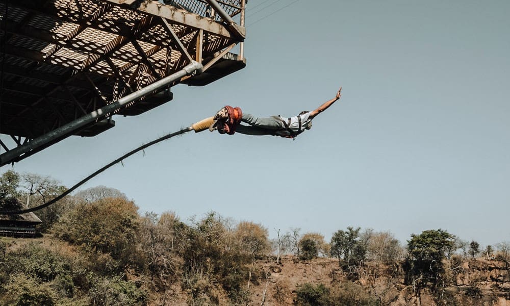 Bungee Jumping in Victoria Falls